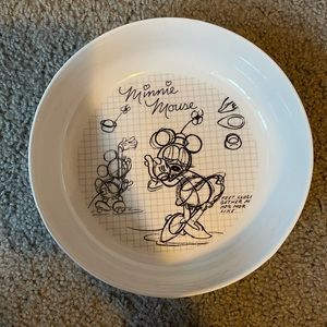 Minnie Mouse Sketchbook Dinner Bowl